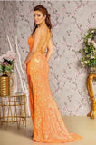 GL3376 Beaded Gown