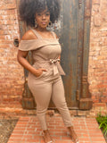 Sophisticated Toffee Jumpsuit