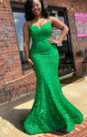 Green Apple Sparkle Gown