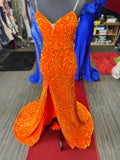 Orange crush 9889 gown